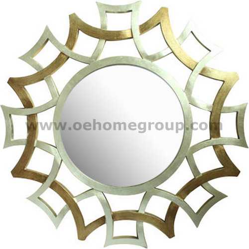 8600 Decorative wood wall mirror for Hosipitality